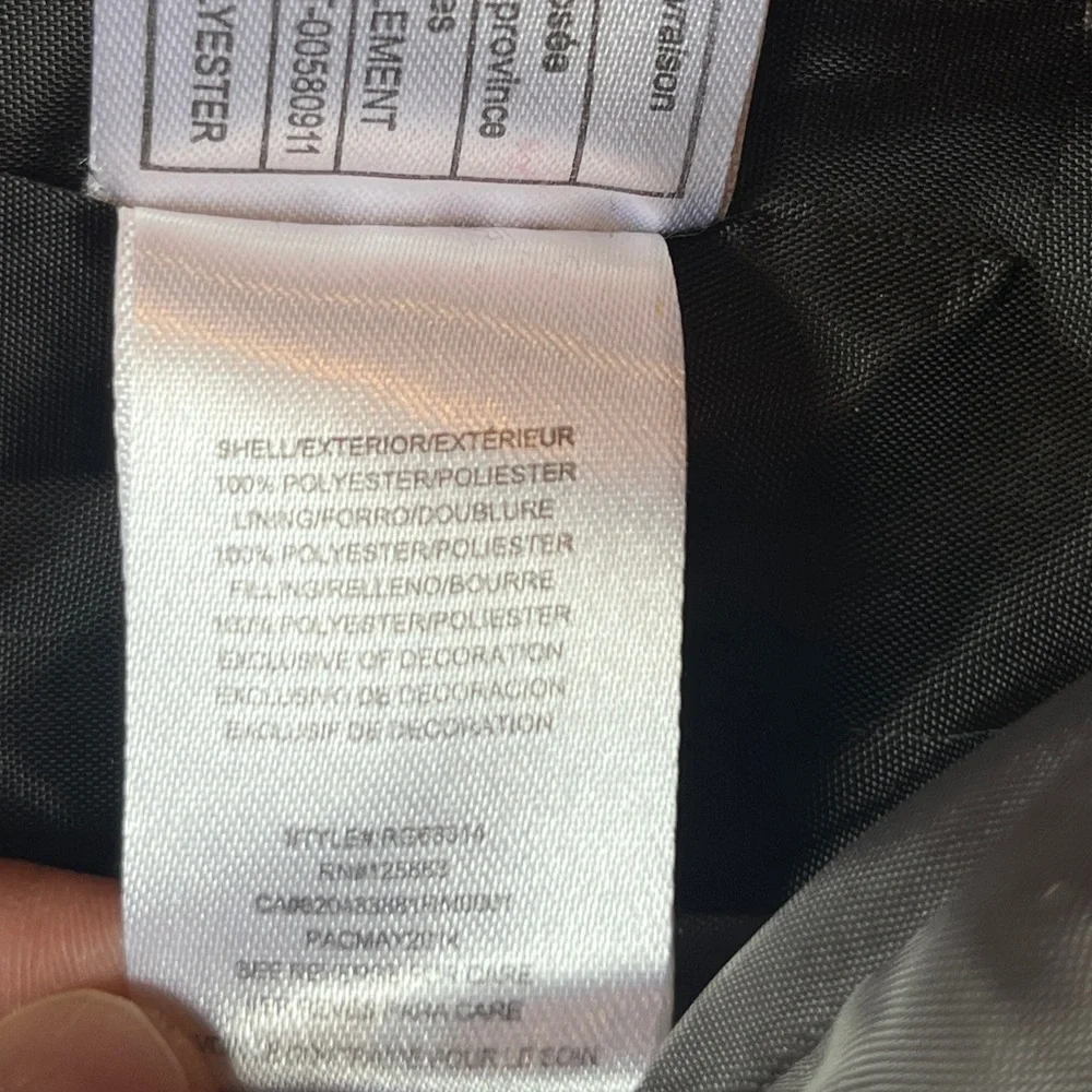 💜Rugged Bear Bunting / Snowsuit Quilted PolyesterZip Baby Size 12 Months GUC💜 - Picture 9 of 9